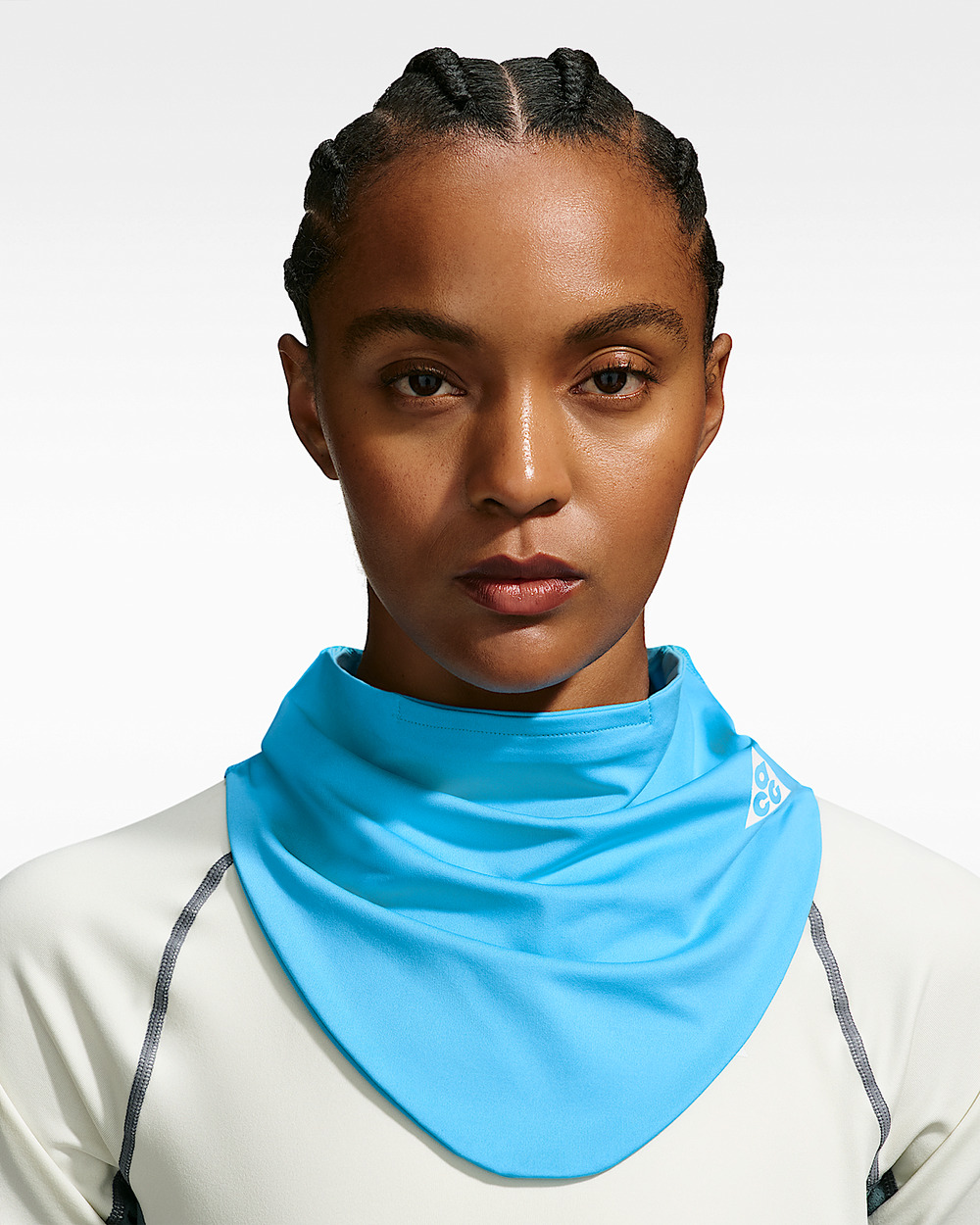 Nike ACG UV Cooling Running Wrap UPF 50+ Blue White Unisex Adults N1013879 441